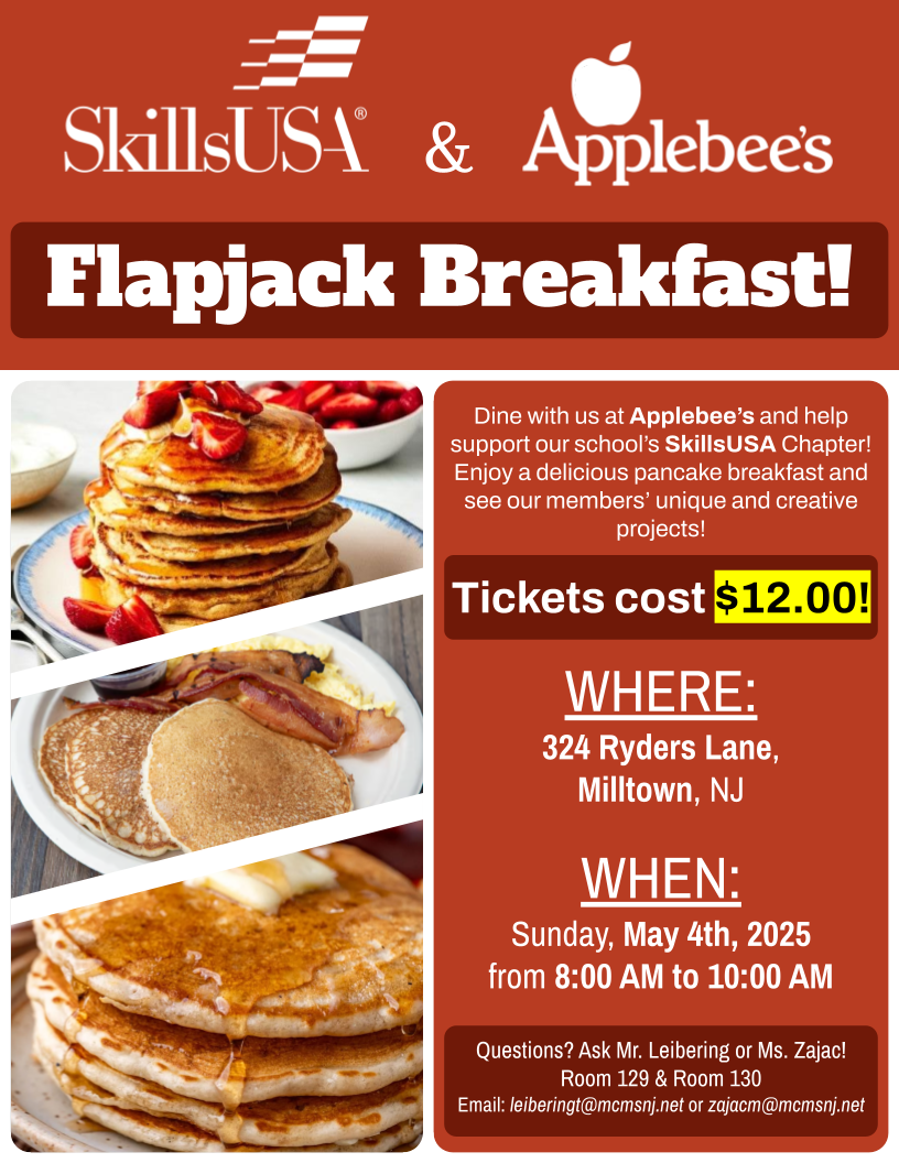  SkillsUSA Flapjack Fundraiser